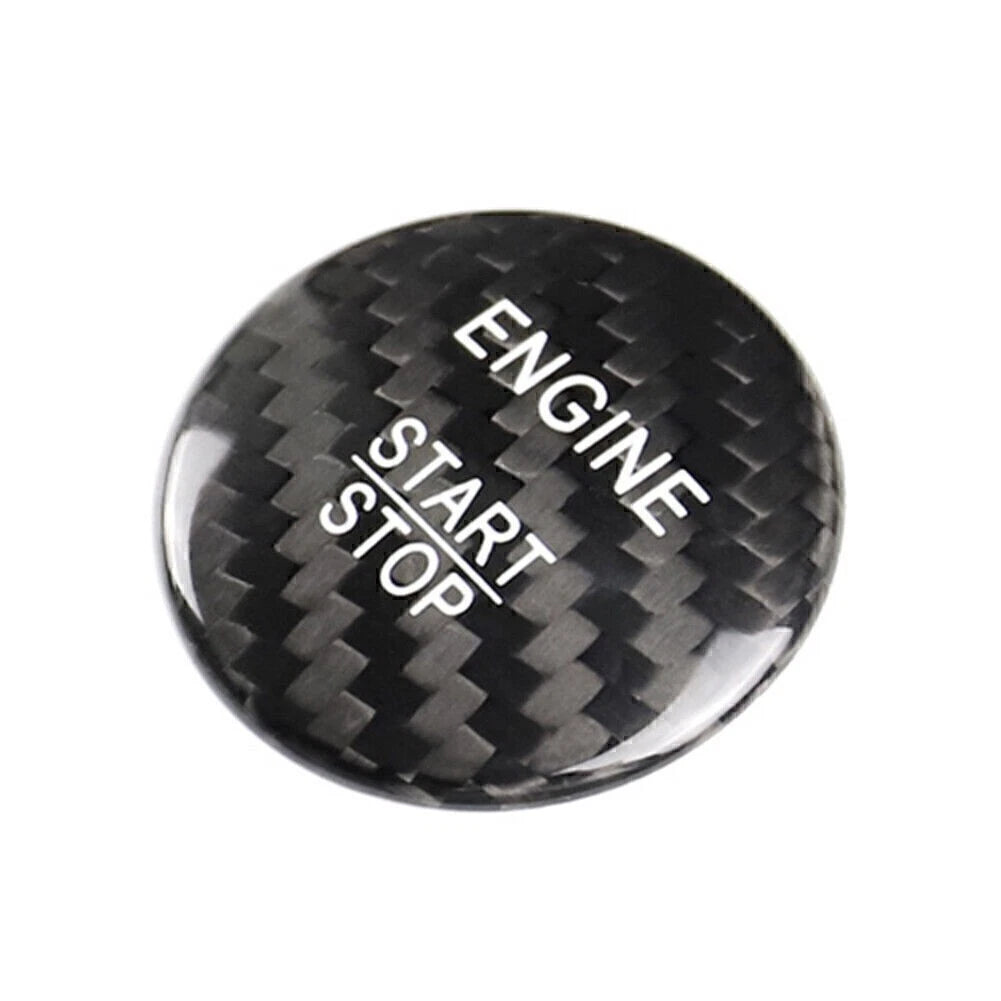 Engine Start Stop Button Cover for Mercedes A B C E GLE GLC CLA (Carbon Fiber)