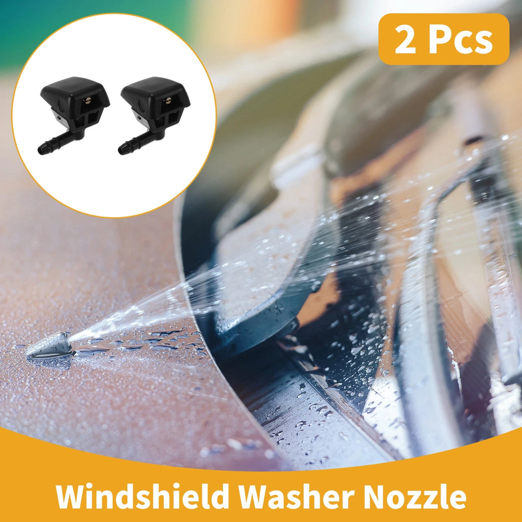 2 Pcs Front Windshield Washer Nozzle for Fiat Panda (2004–2012) No. 735277664