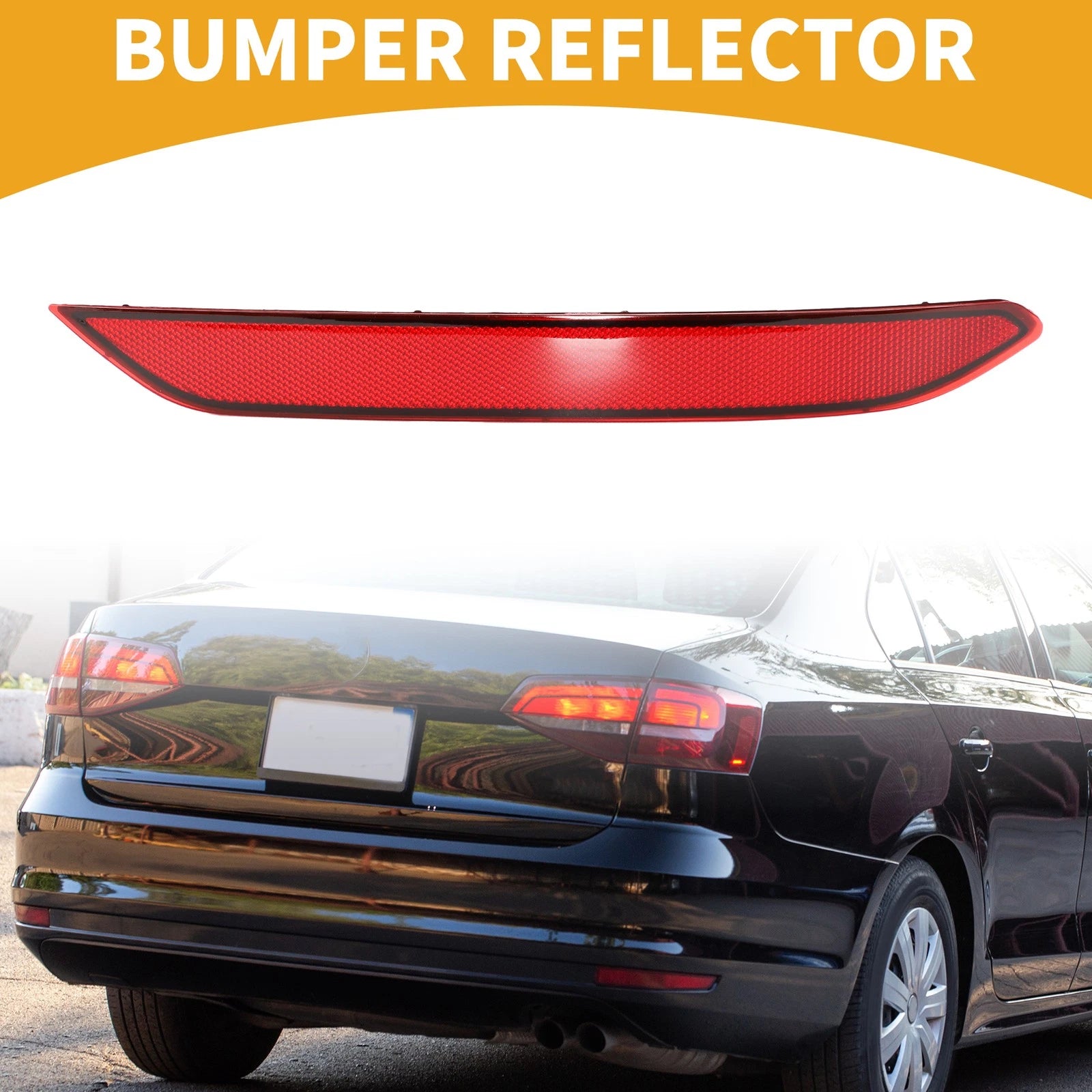 Rear Right Bumper Reflector Replacement for Volkswagen Jetta (2019–2021)