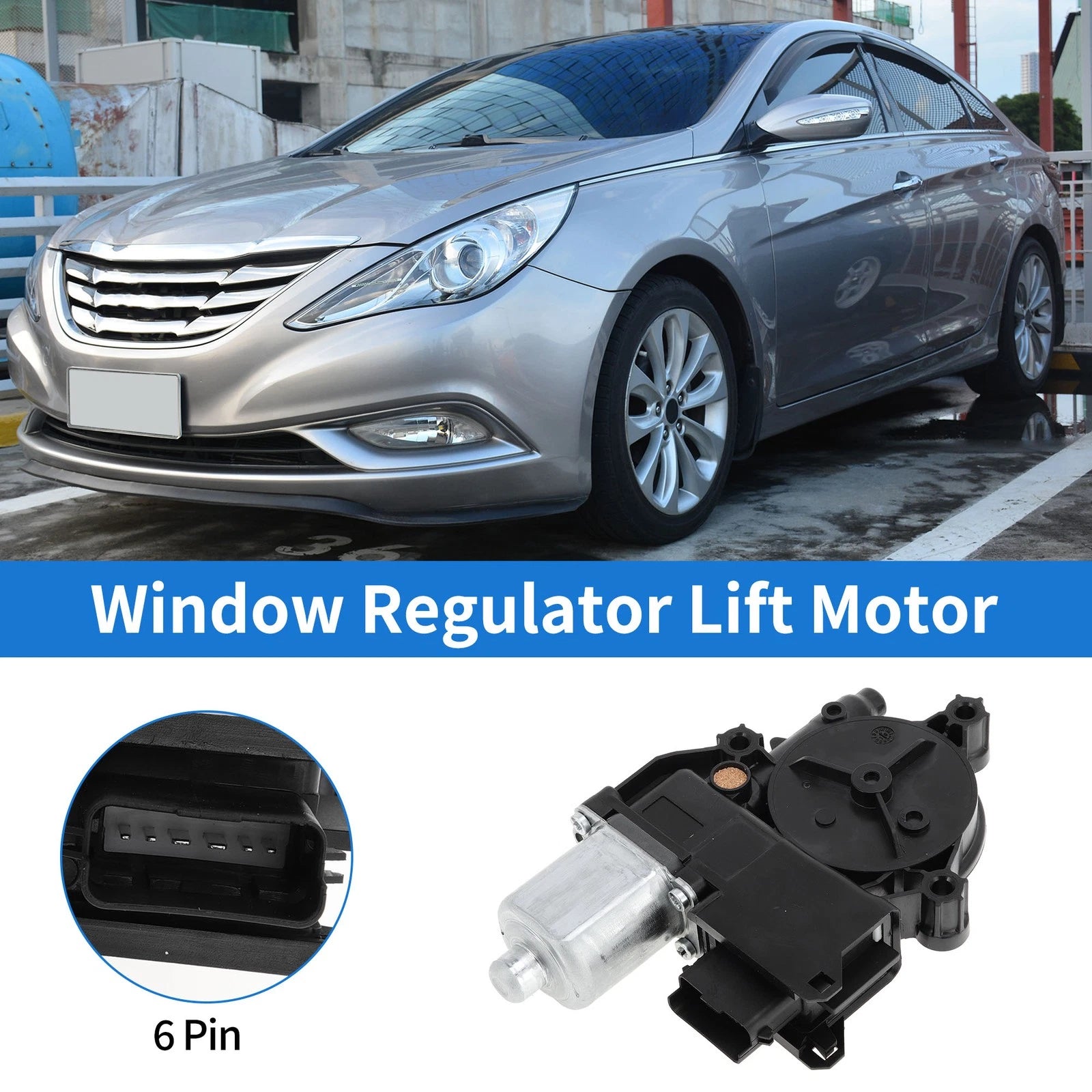 Power Window Regulator Lift Motor for Hyundai Sonata (2011–2015)