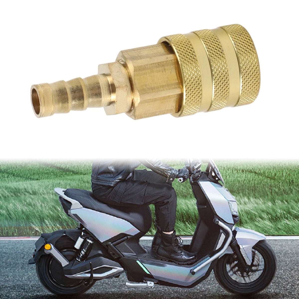 8mm Car Tire Valve for Quick Connect Inflation (1PCS)