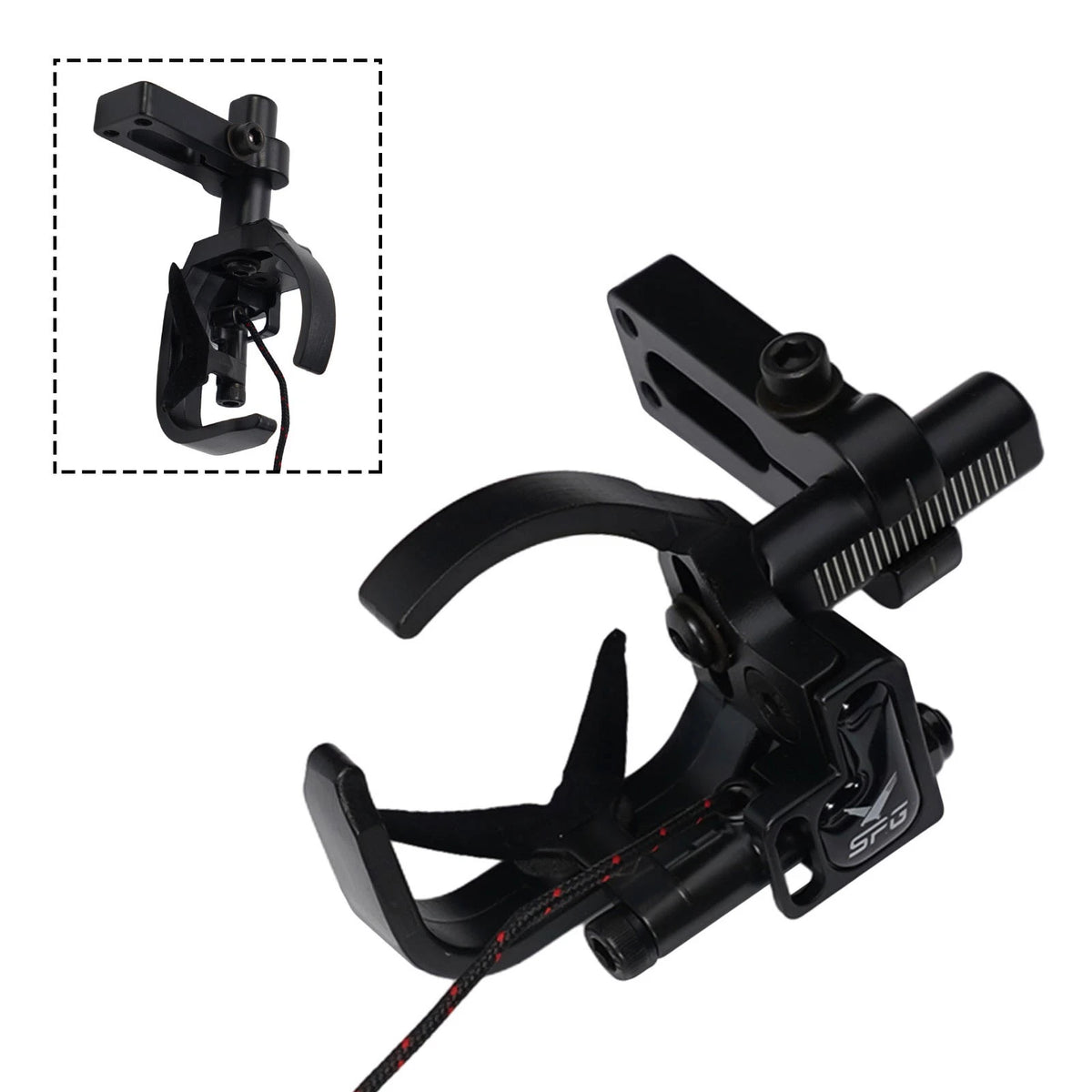 Metal Compound Bow Arrow Rest for Upgrade (4-Way Adjustment)