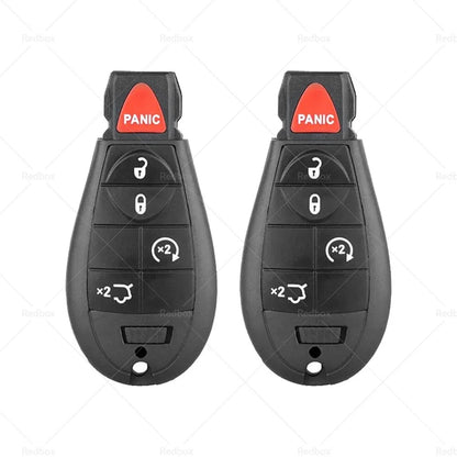 2X Keyless Remote Key Fob Shell for Jeep Grand Cherokee (2008–2012)