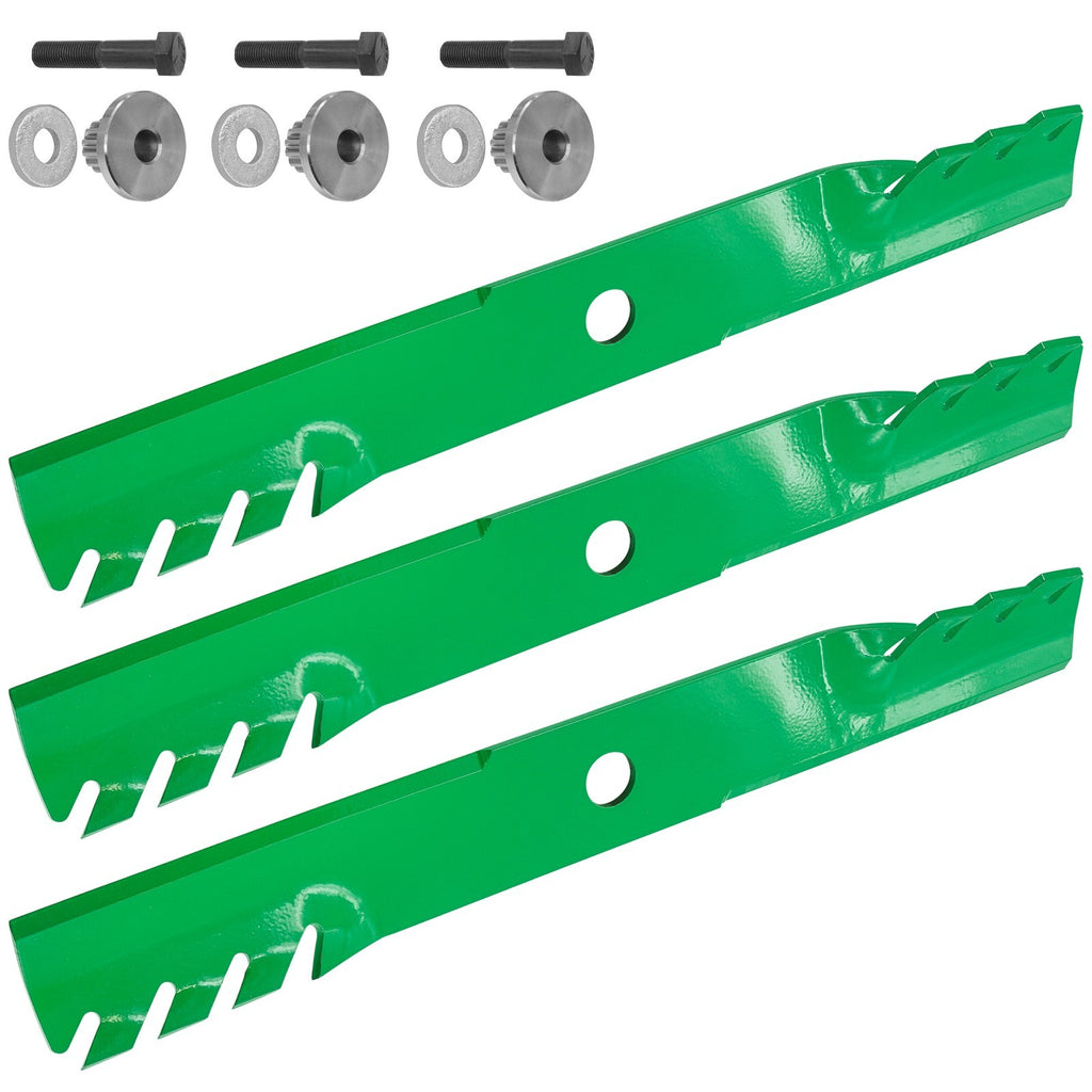 Toothed Blades with Bushing for Exmark 60 Inch Deck (2005–2015)