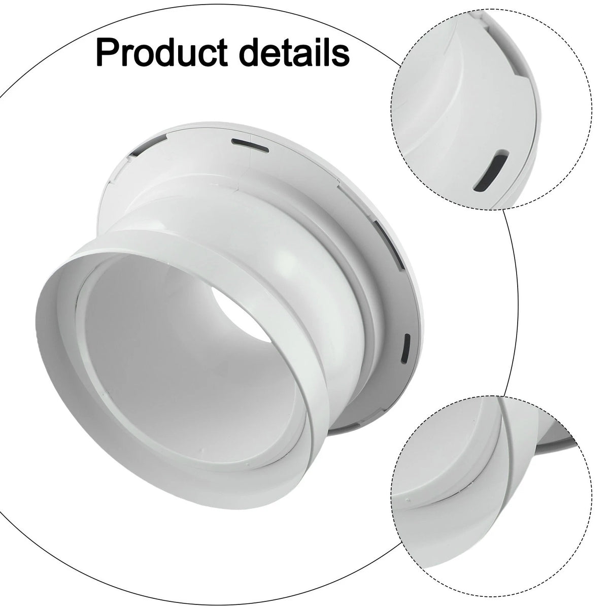ABS Round Air Conditioning Ventilation Grilles for