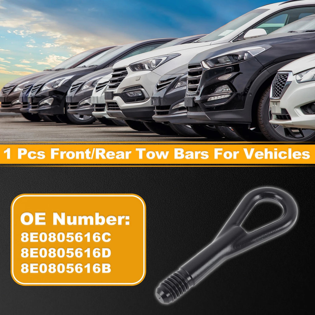 Tow Bar for Vehicles with Tow Hooks Metal for Audi A4 (2003–2009)