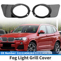 Pair Front Bumper Fog Light Cover OEM Replacement for BMW M5 Base (2000–2003)