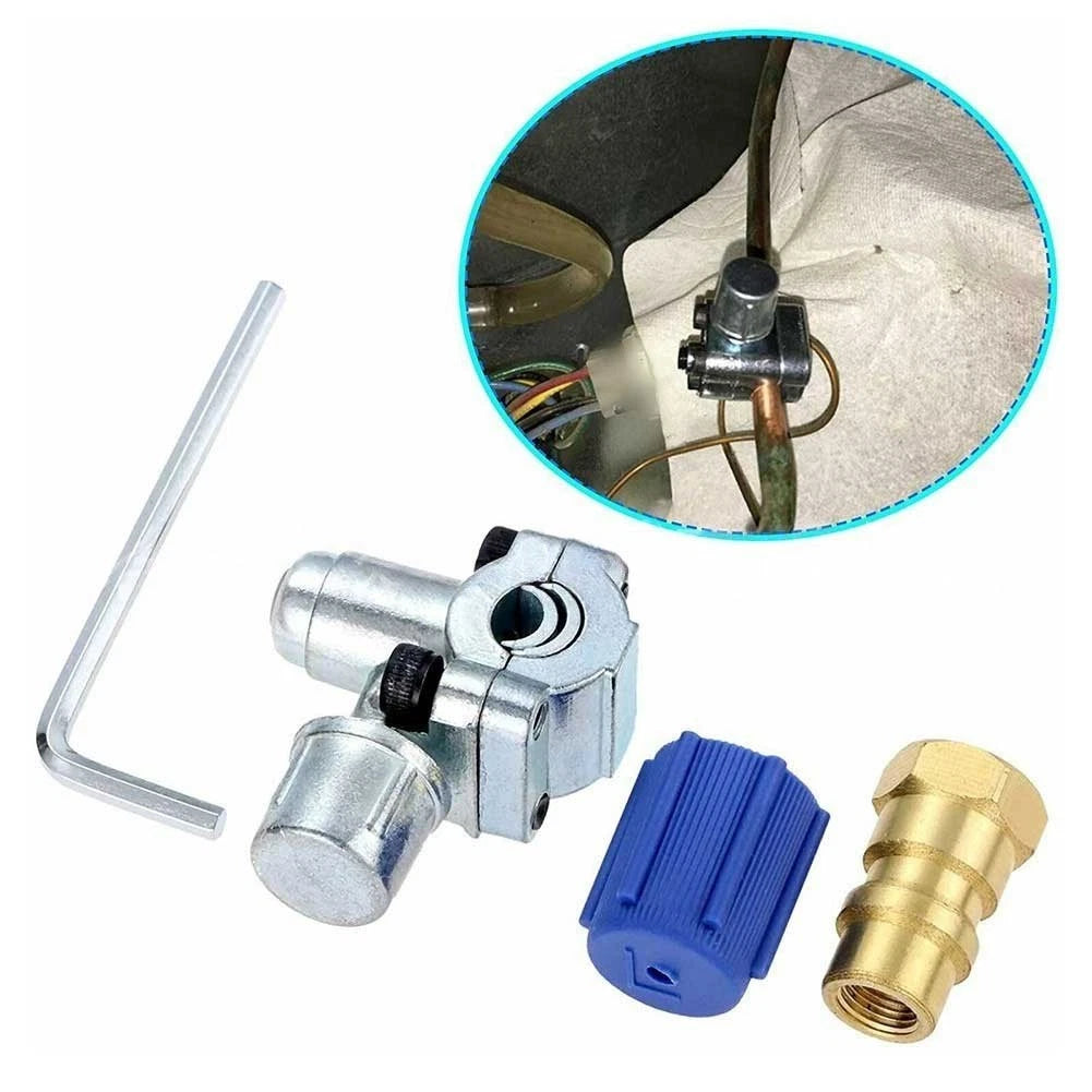R134a Adapter Hose Connector for Vehicle Use - Tool-free Installation