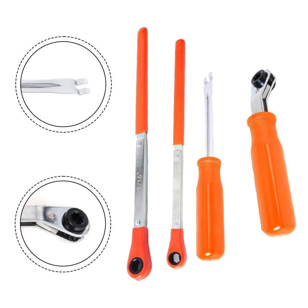 Set of 4 Automatic Slack Adjuster Release Tools for Heavy Duty Trucks