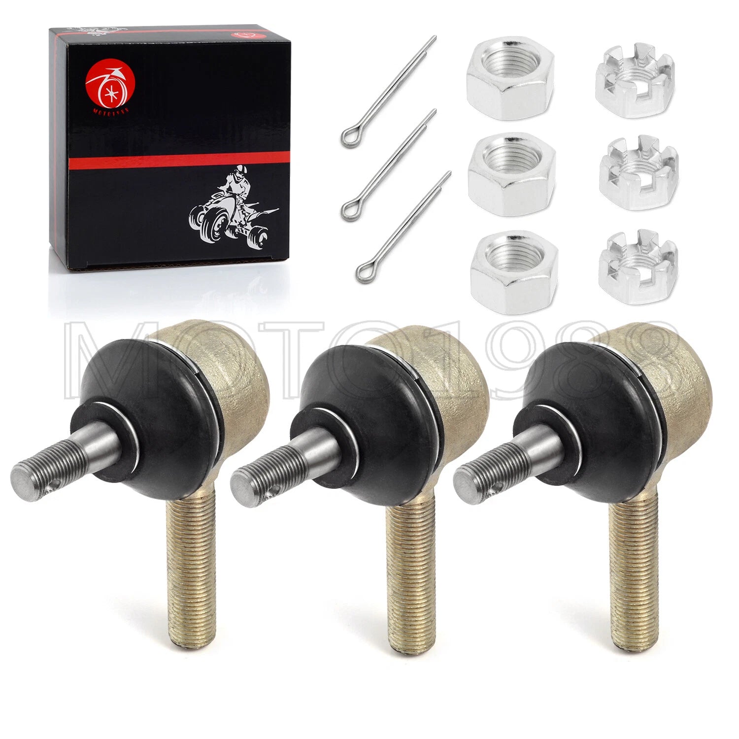 Steering Tie Rod Ends Set of 2 for Club Car DS Golf Cart (1984–2008) 7539 7540