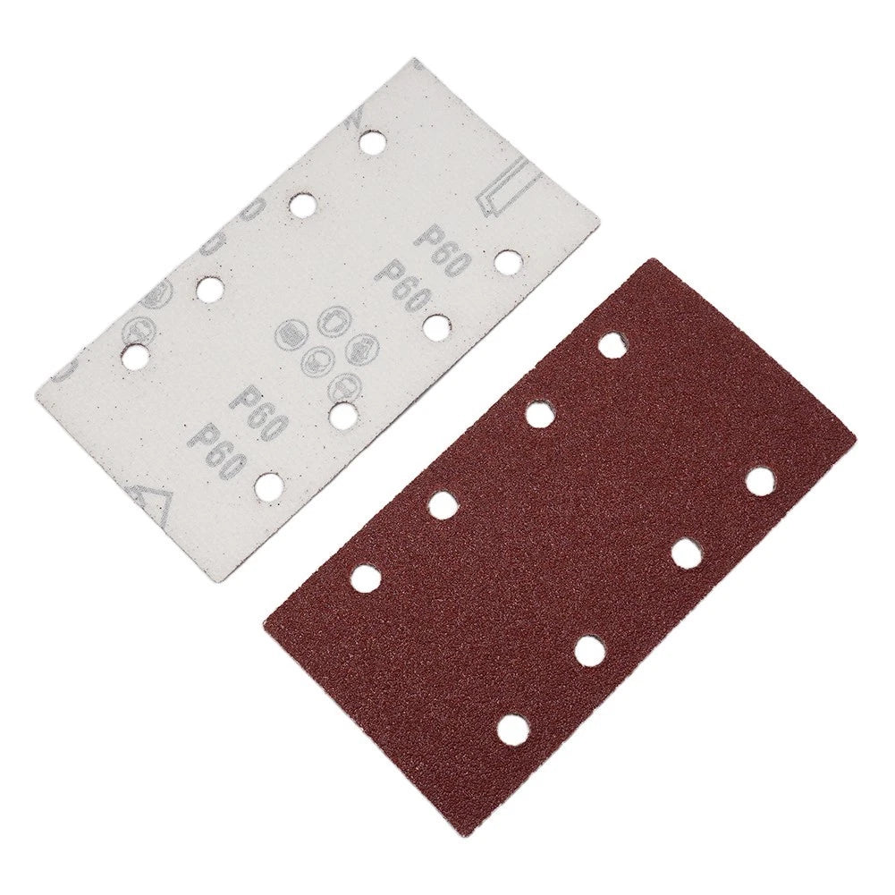 Multi Grit 80 Sand Sheets for Mouse Sander 93x185mm with 8 Holes