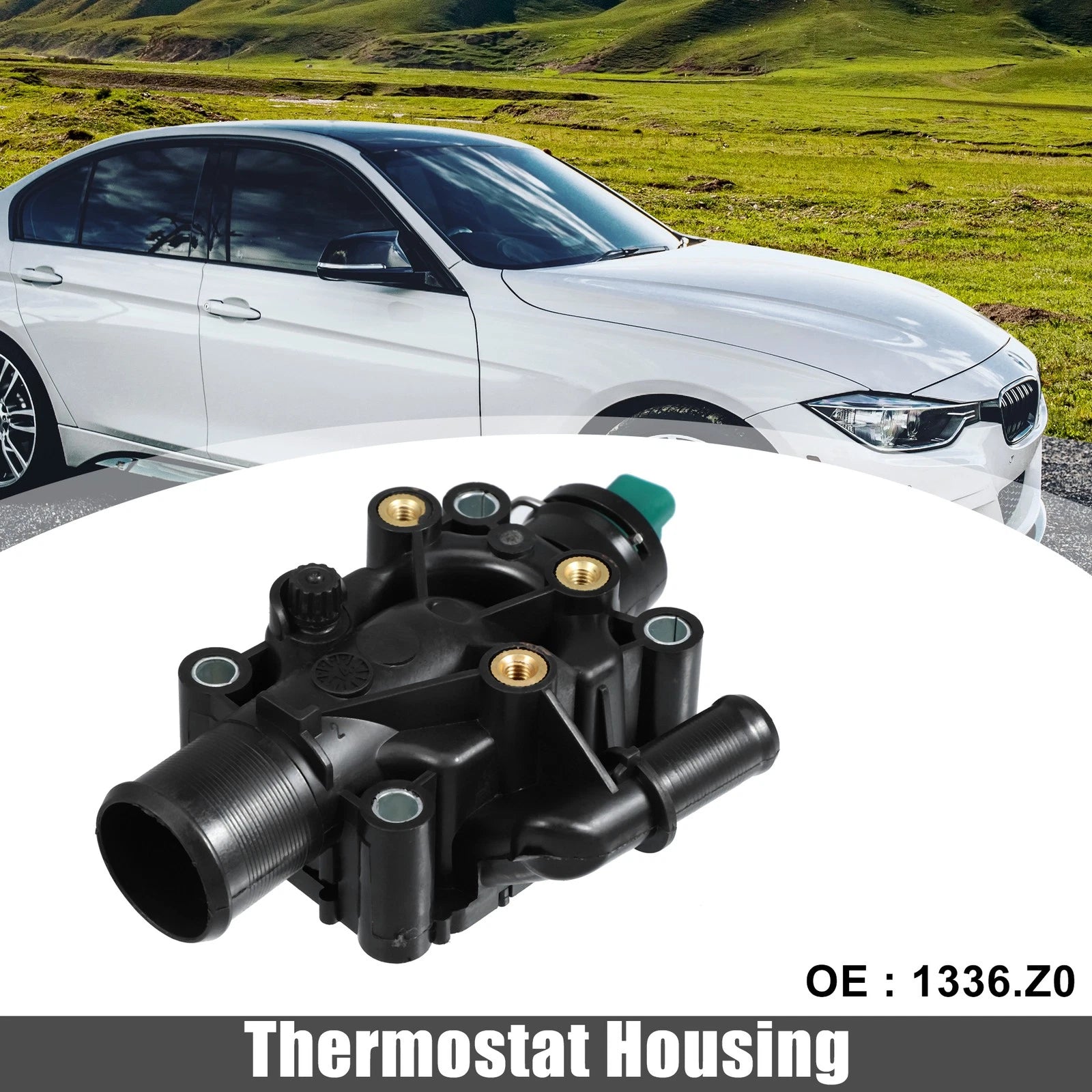 Engine Coolant Thermostat Housing Assembly 1336.Z0 for Citroen C4 (2004–2011)
