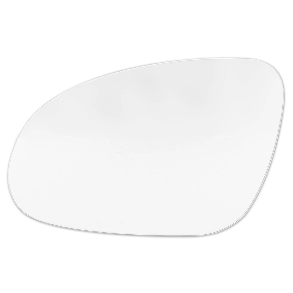 Left Side Rearview Mirror Glass with Adhesive for VW Jetta Passat EOS (2006–2012)