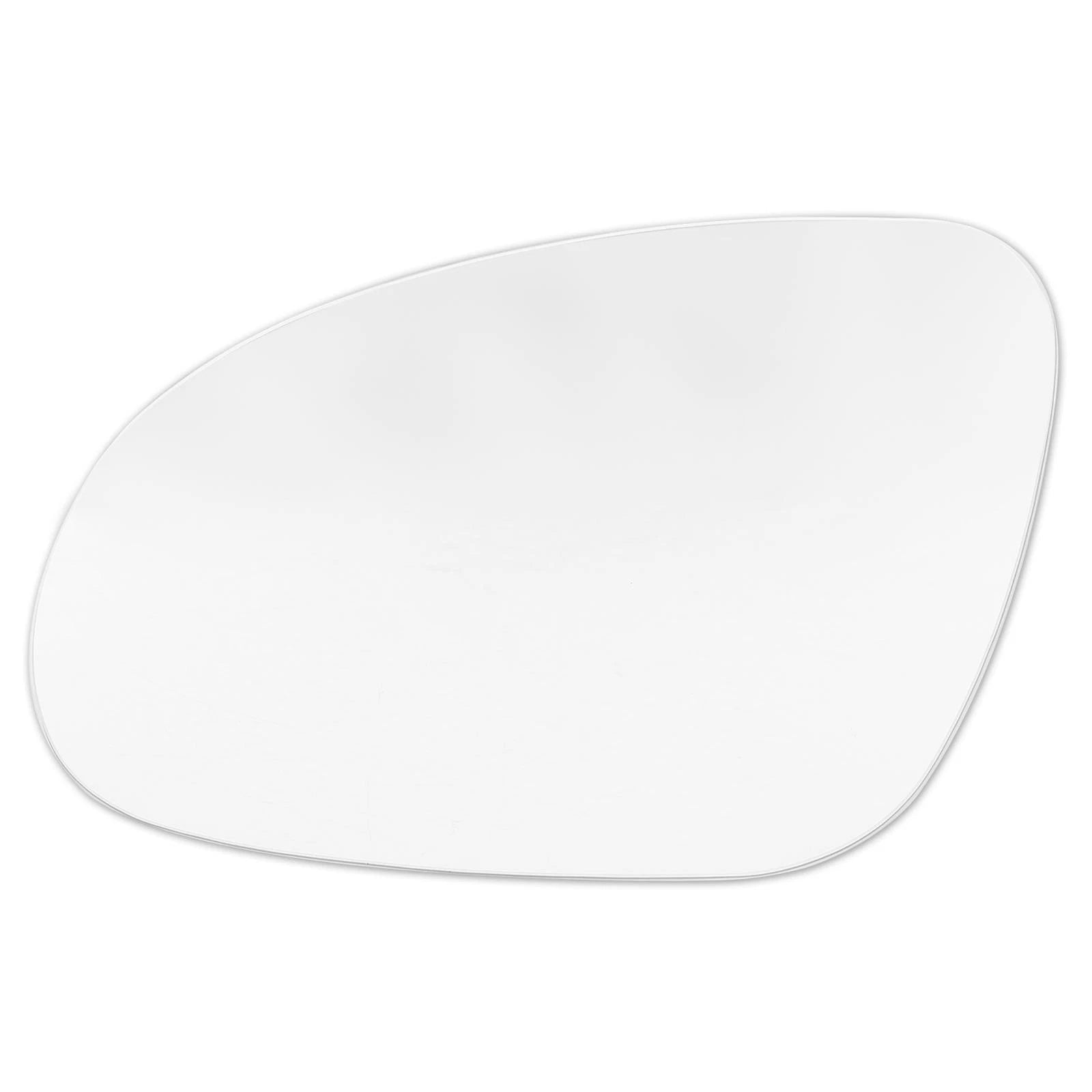 Left Side Rearview Mirror Glass with Adhesive for VW Jetta Passat EOS (2006–2012)