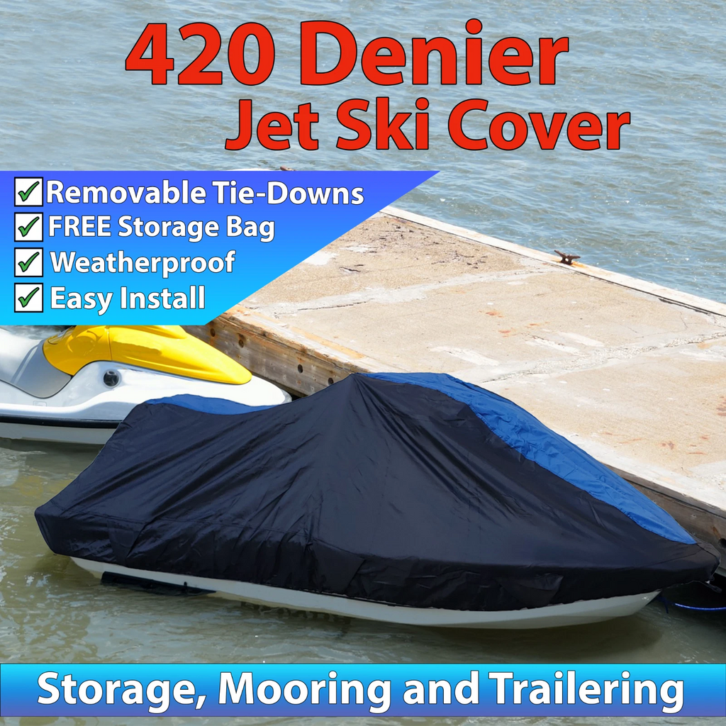 Dust Cover for Sea Doo GTX (Multiple Models) [Black Blue]