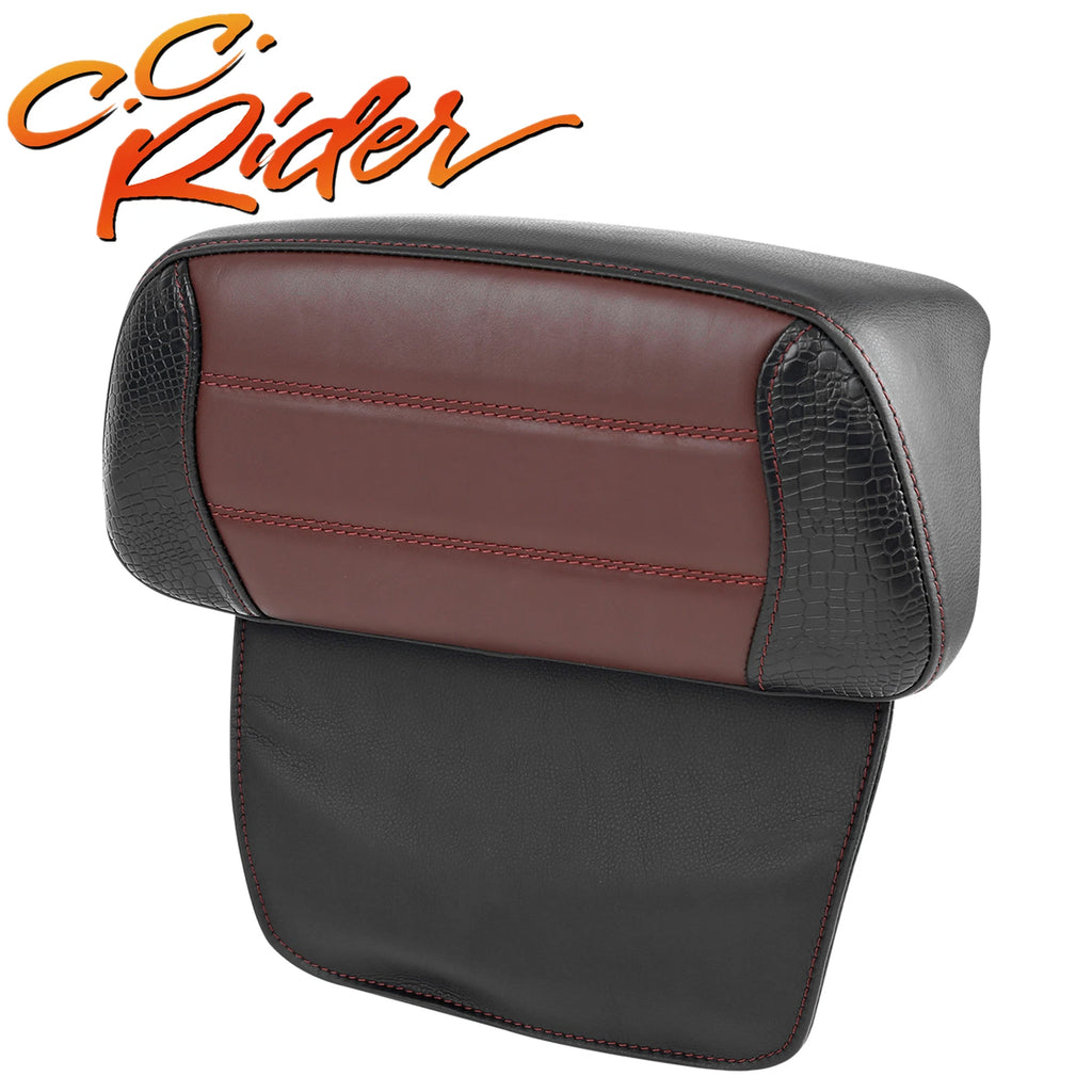 Passenger Chopped Razor Backrest for Harley Touring Electra Glide (2014–2024)