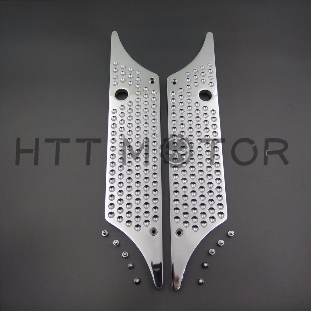 Chrome Billet Saddlebag Latch Cover for Harley Touring Models (1993–2013)