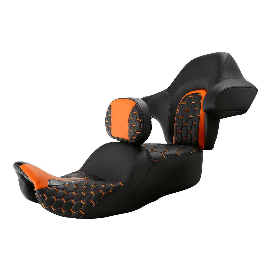 Driver Passenger Seat & Backrest for Harley Street Electra Glide (2014–2023)