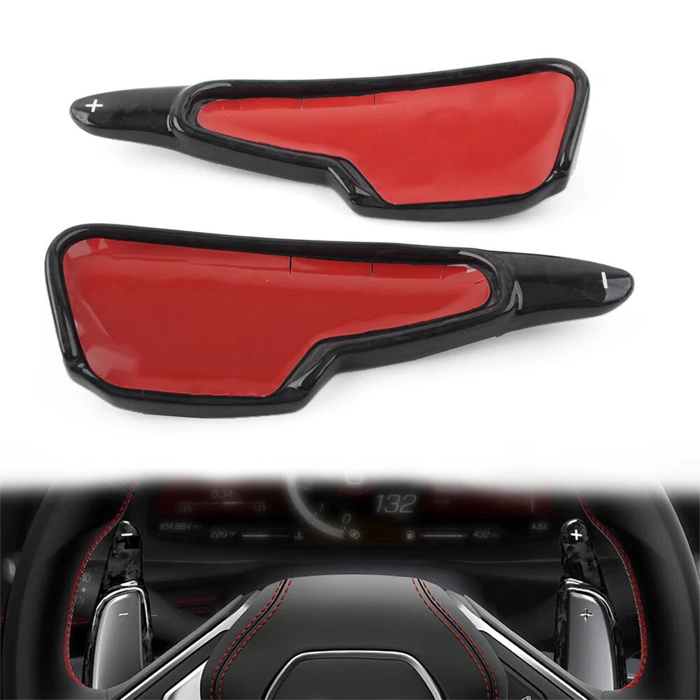 Steering Wheel Shift Paddle for Chevrolet Corvette C8 (2020–2022) Forged Pattern