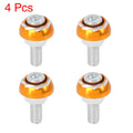 6mm License Plate Frame Bolt Screws Set for Motorcycle (Gold) (Universal)