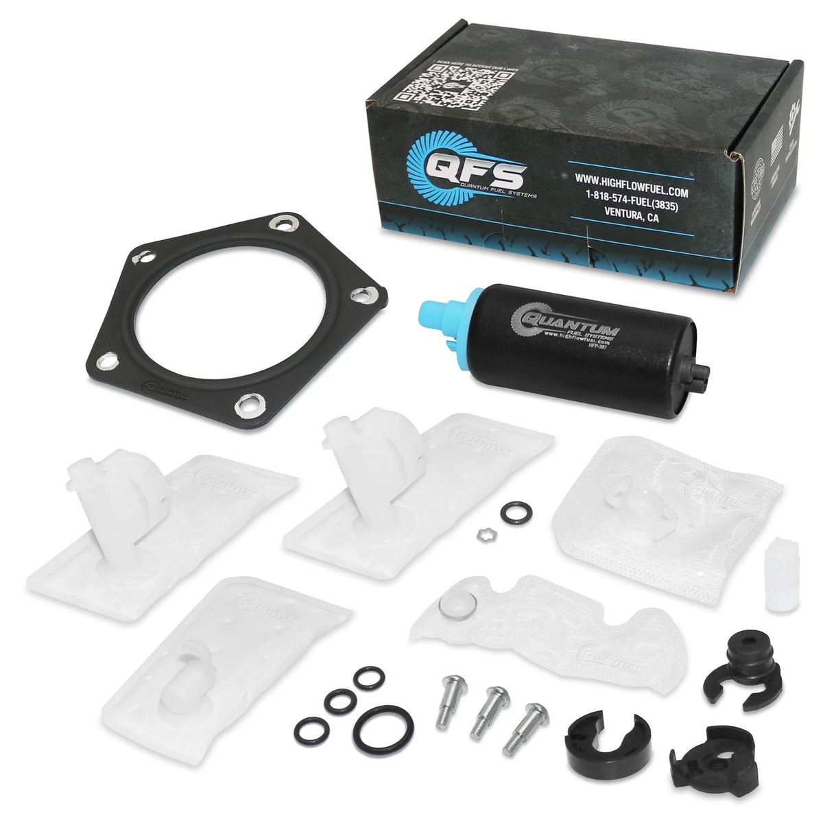 QFS EFI Fuel Pump + Pre-Filter Kit + Tank Seal for KTM 690 (2016–2017)
