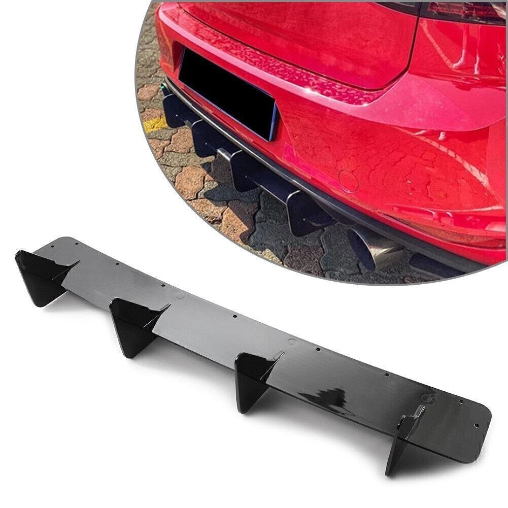 Rear Bumper Lip Diffuser Splitter for Volkswagen Golf 7 MK7 (2014–2017)