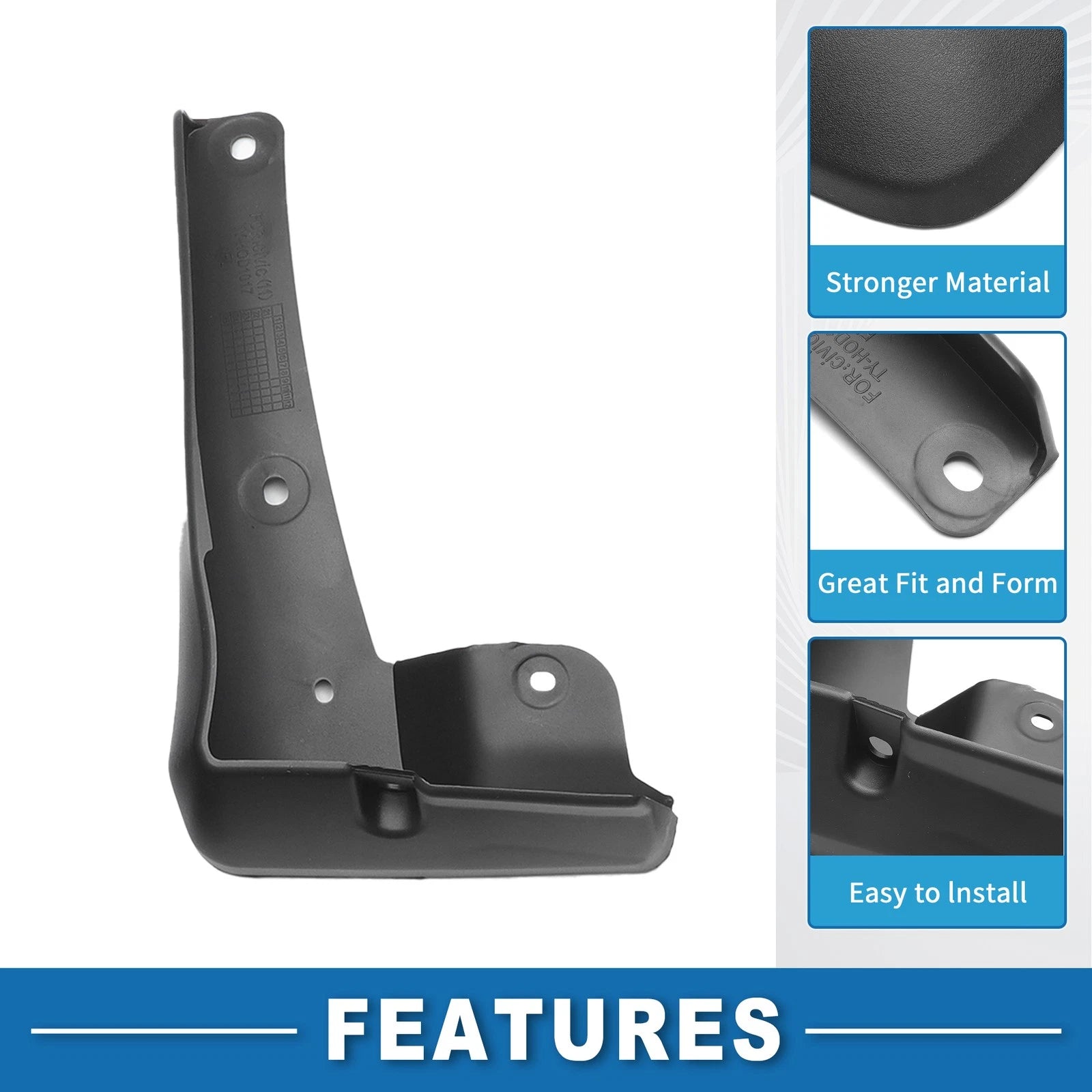 Mud Flap Splash Guard Mud Guard for Honda Civic Sedan (2022–2024)