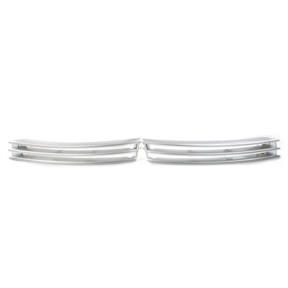 Pair Silver Front Bumper Grilles for Land Rover Range Rover L405 (2013–2017)