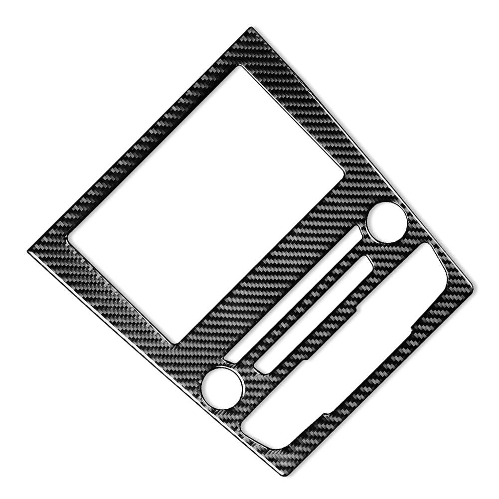 GPS Navigation Panel Cover Trim for Ford Mondeo (2013–2019) Carbon Fiber Black