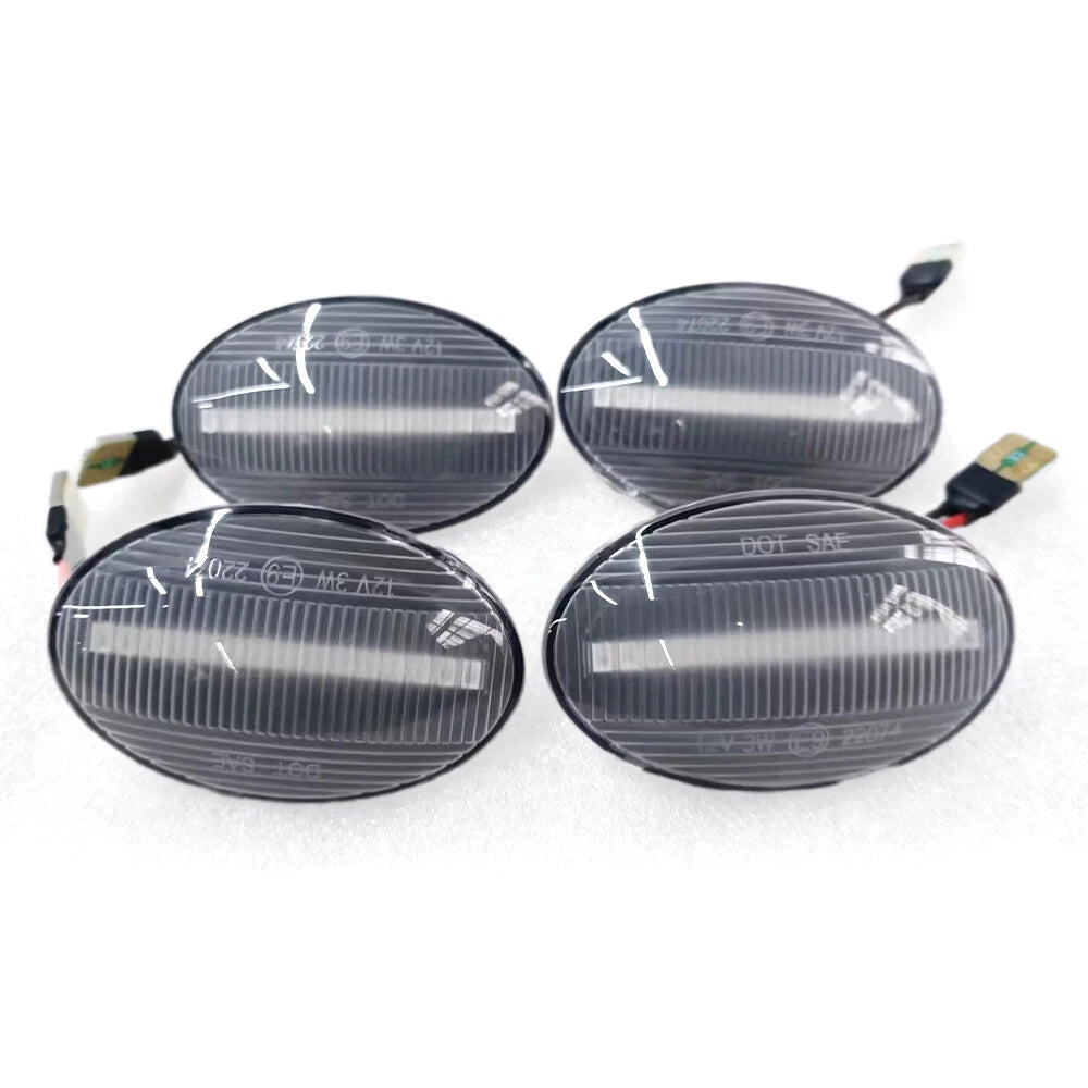 Set of 4 Front Rear Side Marker Lights for Ford F350 F450 Super Duty (1999–2010)