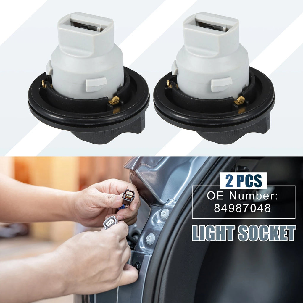 2pcs Turn Signal Light Bulb Holder Replacement for Chevy Suburban (2015–2020)