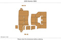 EVA Foam Teak Faux Deck Flooring Pads for Silverton 38SS (2006)
