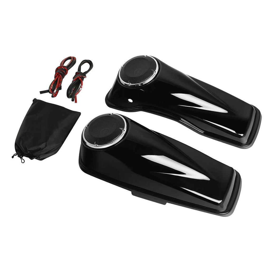Saddlebag Lids & 6.5" Speakers for Harley Electra Glide (2014–2023)