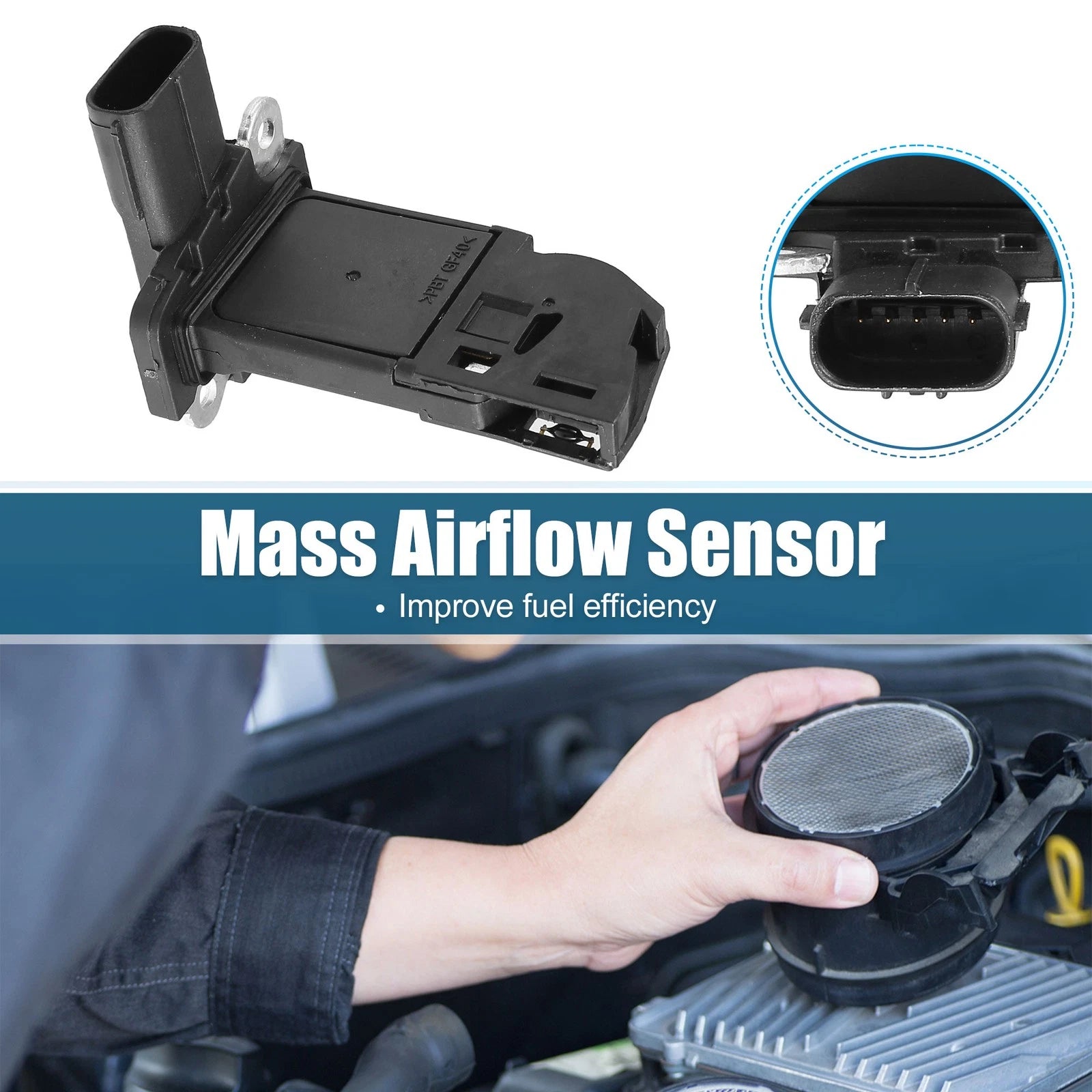Mass Air Flow Sensor Meter Replacement for Toyota RAV4 III Lexus IS (2006–2012)