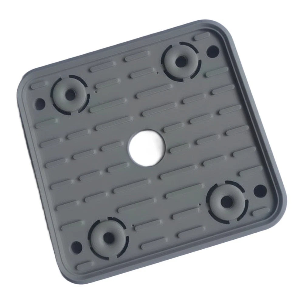 Set of 5 CNC Machining Vacuum Cups 140x130x17mm Rubber with Shock Absorption