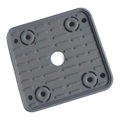 Set of 5 CNC Machining Vacuum Cups 140x130x17mm Rubber with Shock Absorption