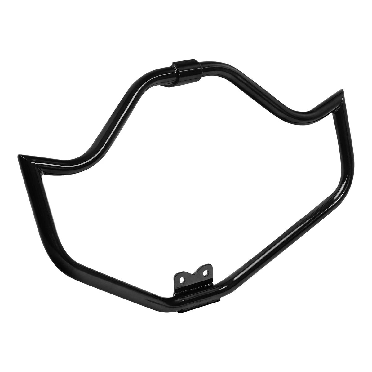 Mustache Engine Guard Crash Bar for Harley Sportster (2004–2022) Vivid Black