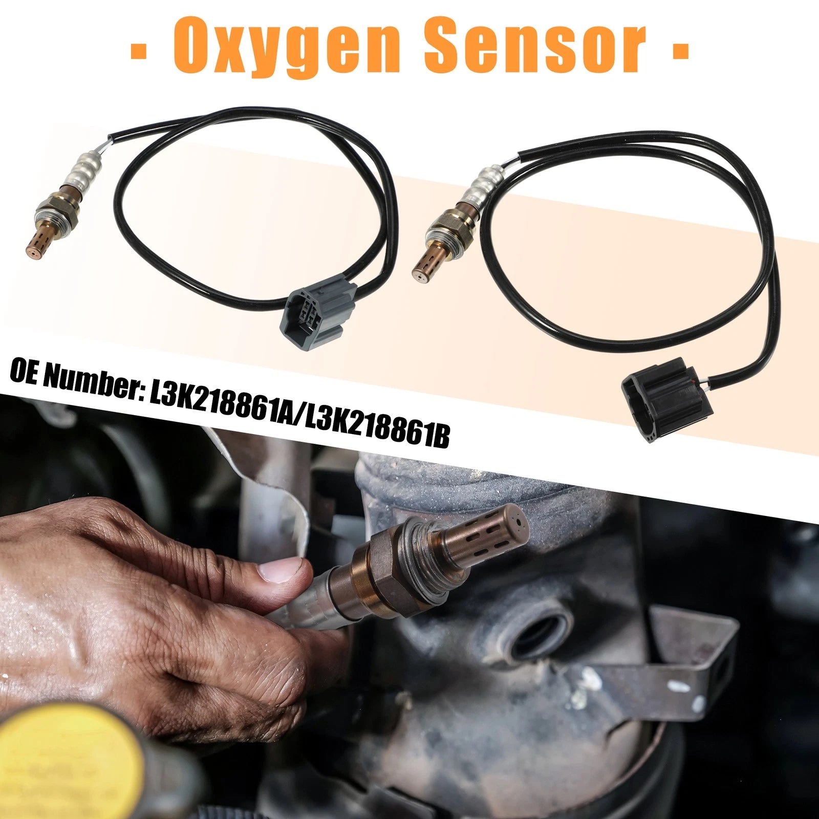 Upstream and Downstream Oxygen Sensor Set for Mazda 3 L4 (2004–2005)