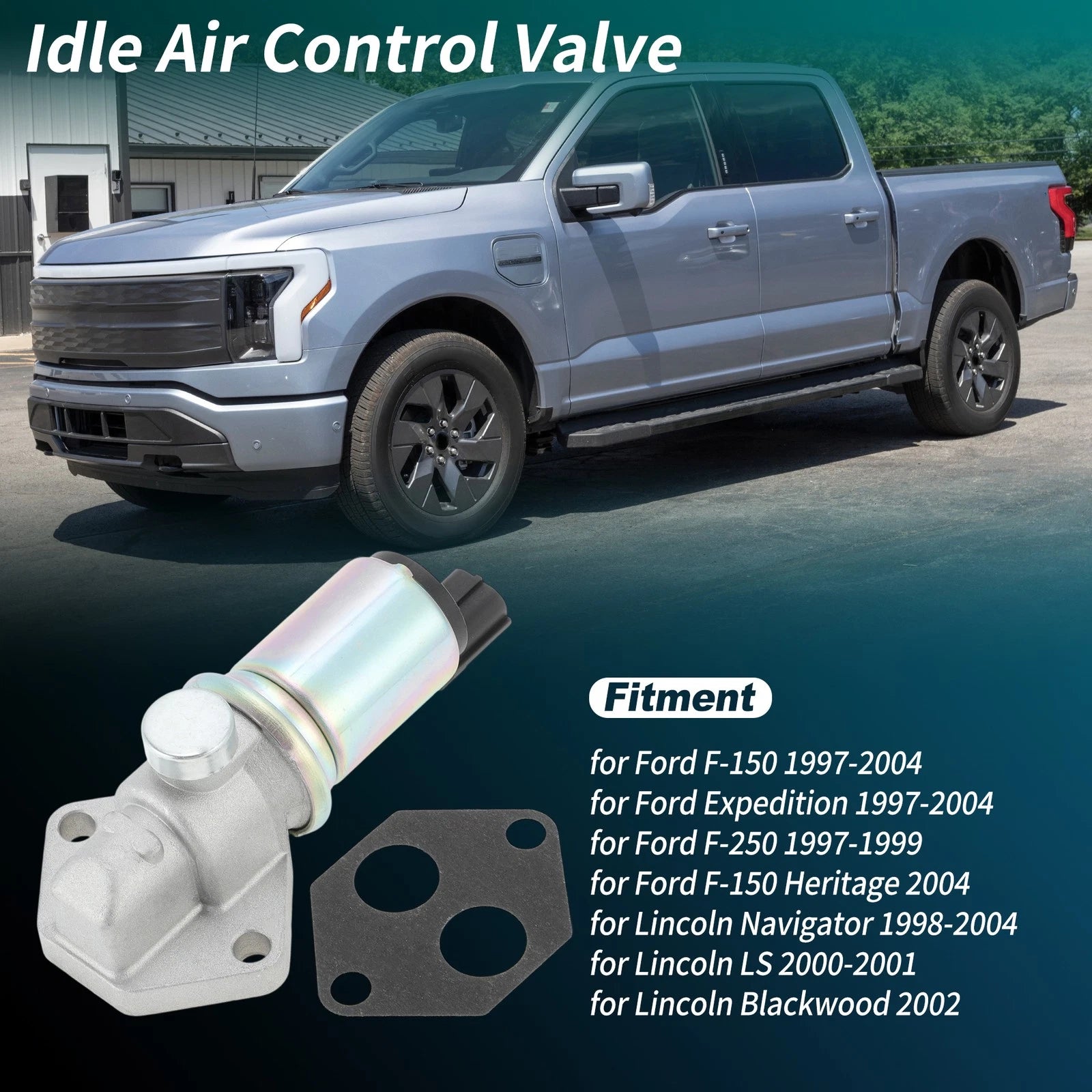 Idle Air Control Valve w Gasket Replacement for Ford Expedition (1997–2004)