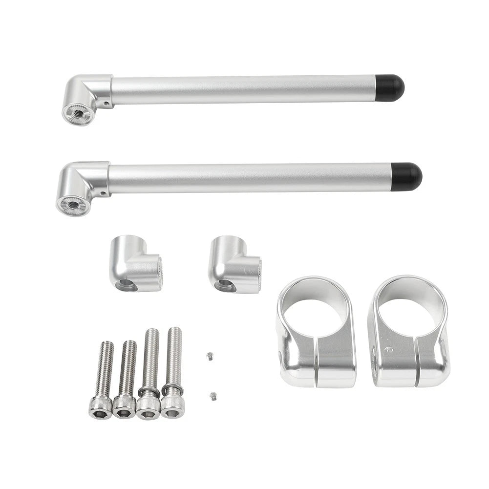 45MM Cafe Racer Clip-On Handlebar for Universal Motorcycle (7/8")