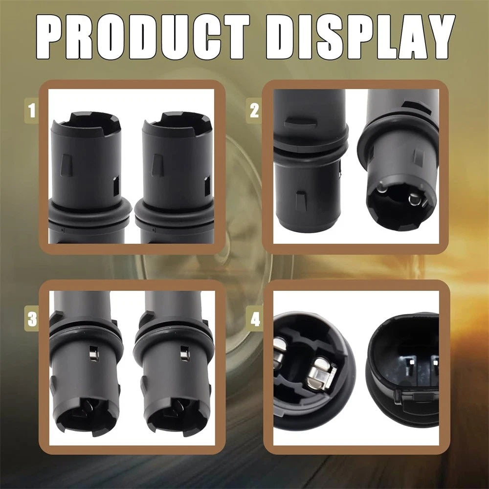 2X Bulb Socket for BMW Mini Cooper F55 F56 R55 R56 E46 E60 E61 E63 E64