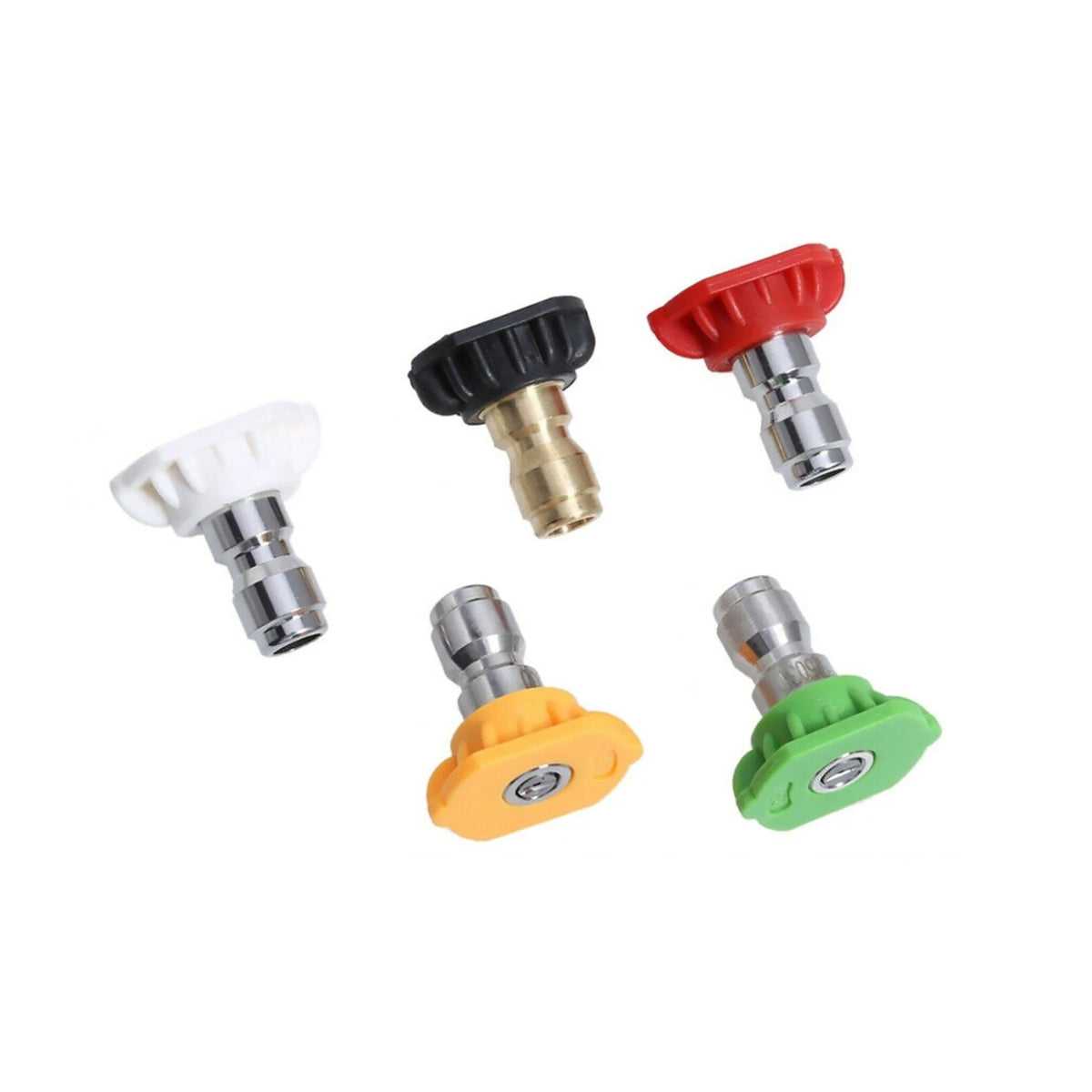 5x Pressure Washer Spray Tips Nozzles with 1/4" Fitting Quick Connect