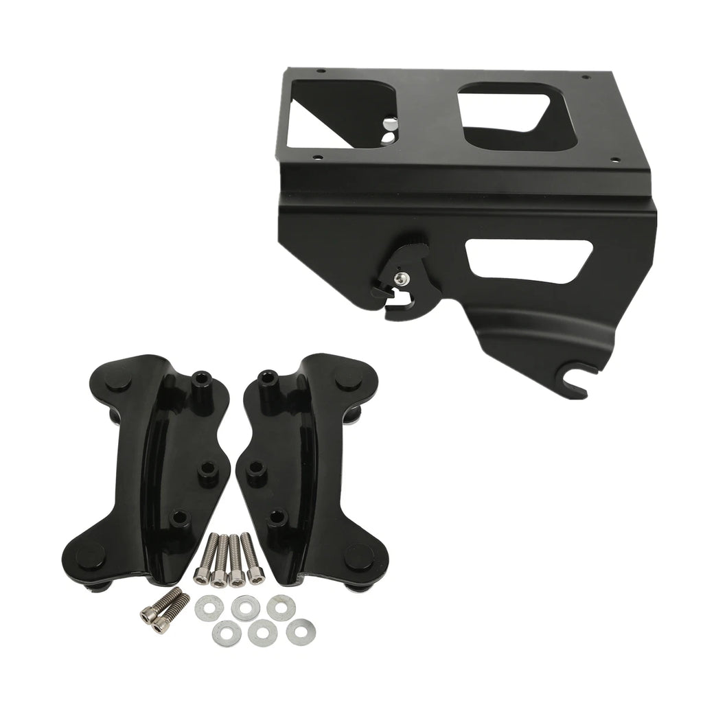 Solo Pack Mount Rack with Docking Kit for Harley Electra Glide (2009–2013)