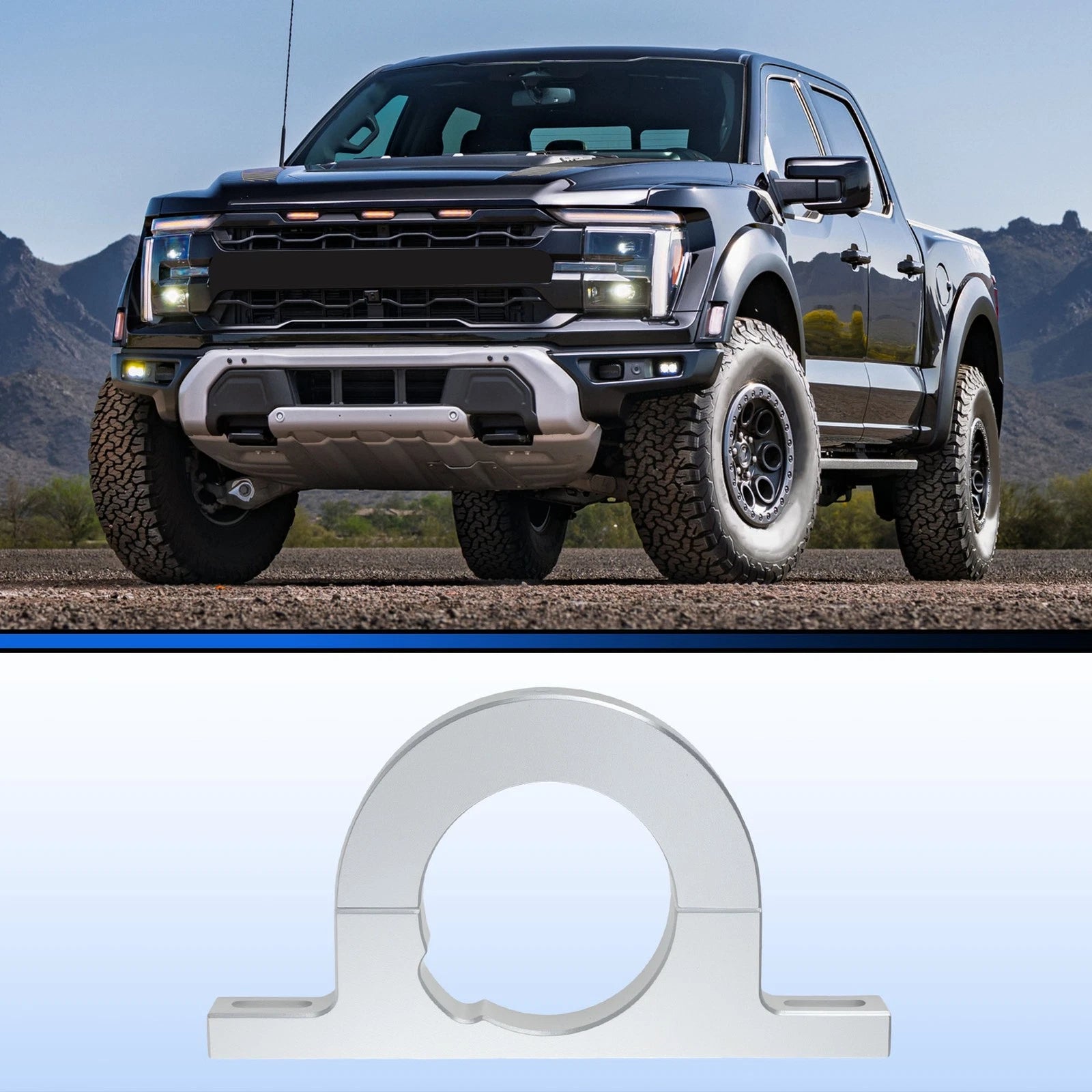 Universal Steering Column Mount Heavy Duty Aluminum for Universal Vehicles (—)