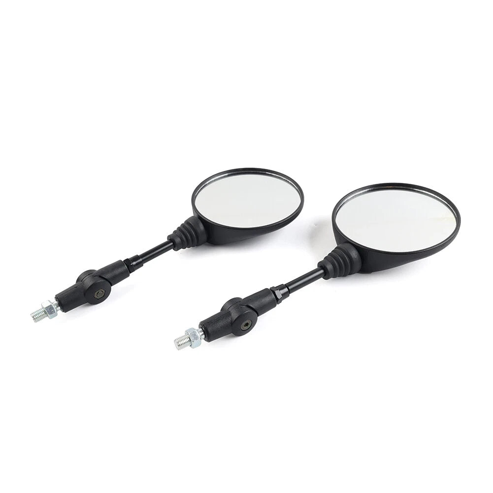 Universal Motorcycle Side Rear Rearview Mirrors Folding Mirror 10mm Dirtbike