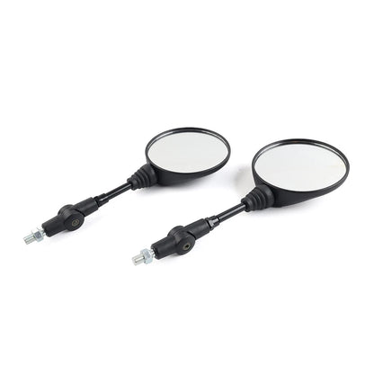 Universal Motorcycle Side Rear Rearview Mirrors Folding Mirror 10mm Dirtbike
