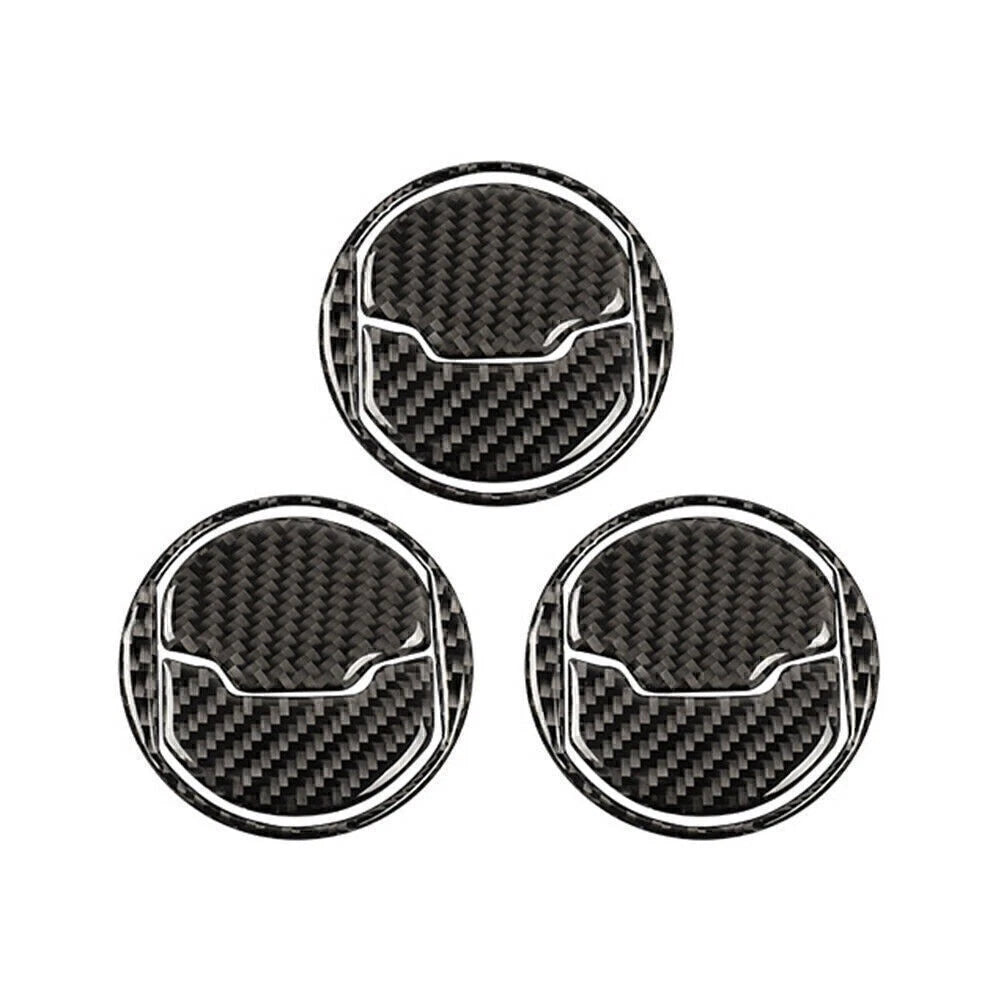 Carbon Fiber Interior Air Vent Outlet Frame Trim for Ford Mustang (2015–2019)