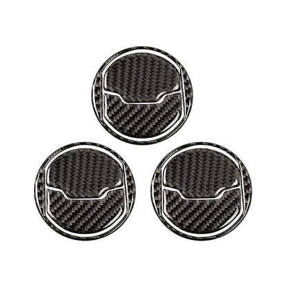 Carbon Fiber Interior Air Vent Outlet Frame Trim for Ford Mustang (2015–2019)