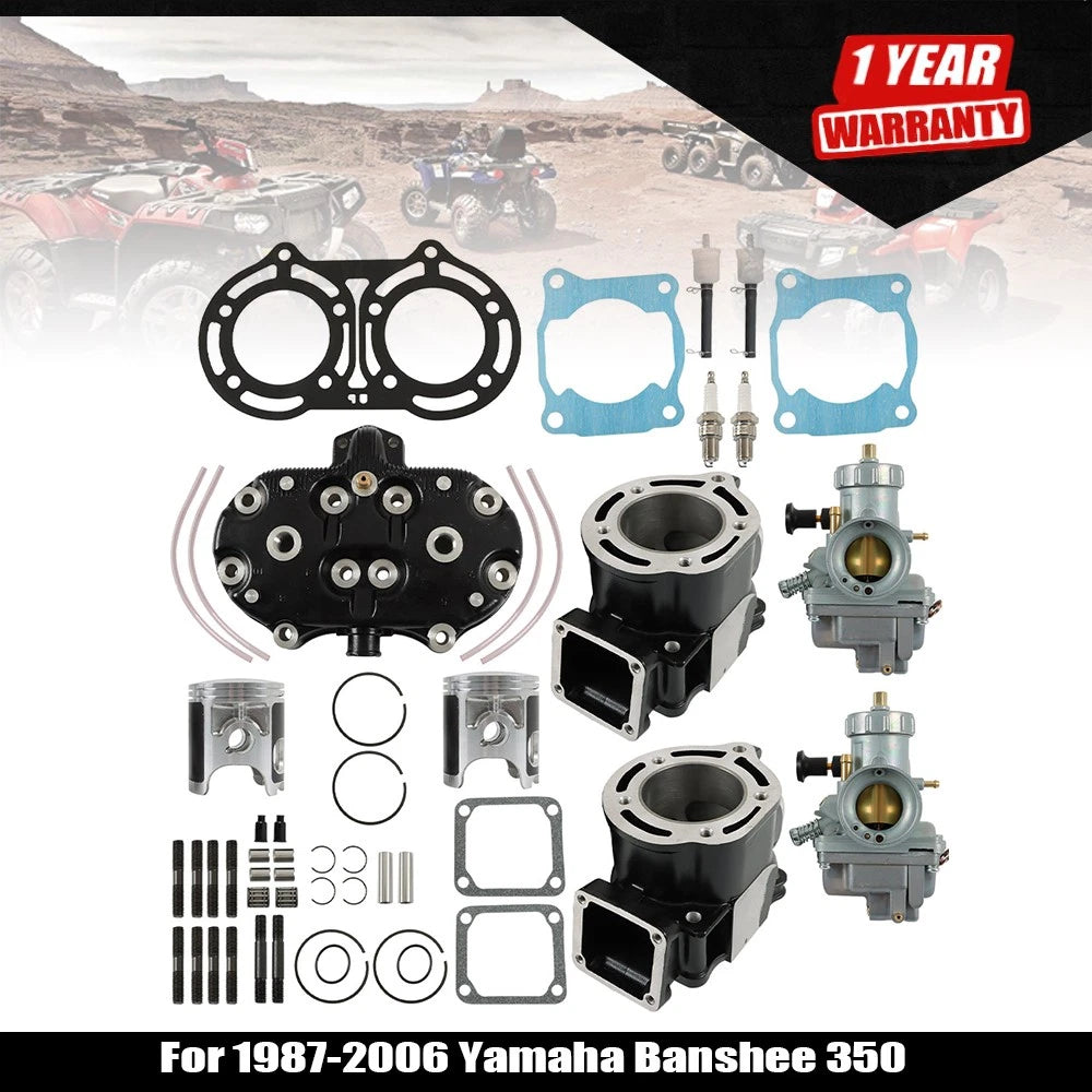 Carburetor Kit for Yamaha Banshee 350 (1987–2006) - Includes Piston & Gaskets