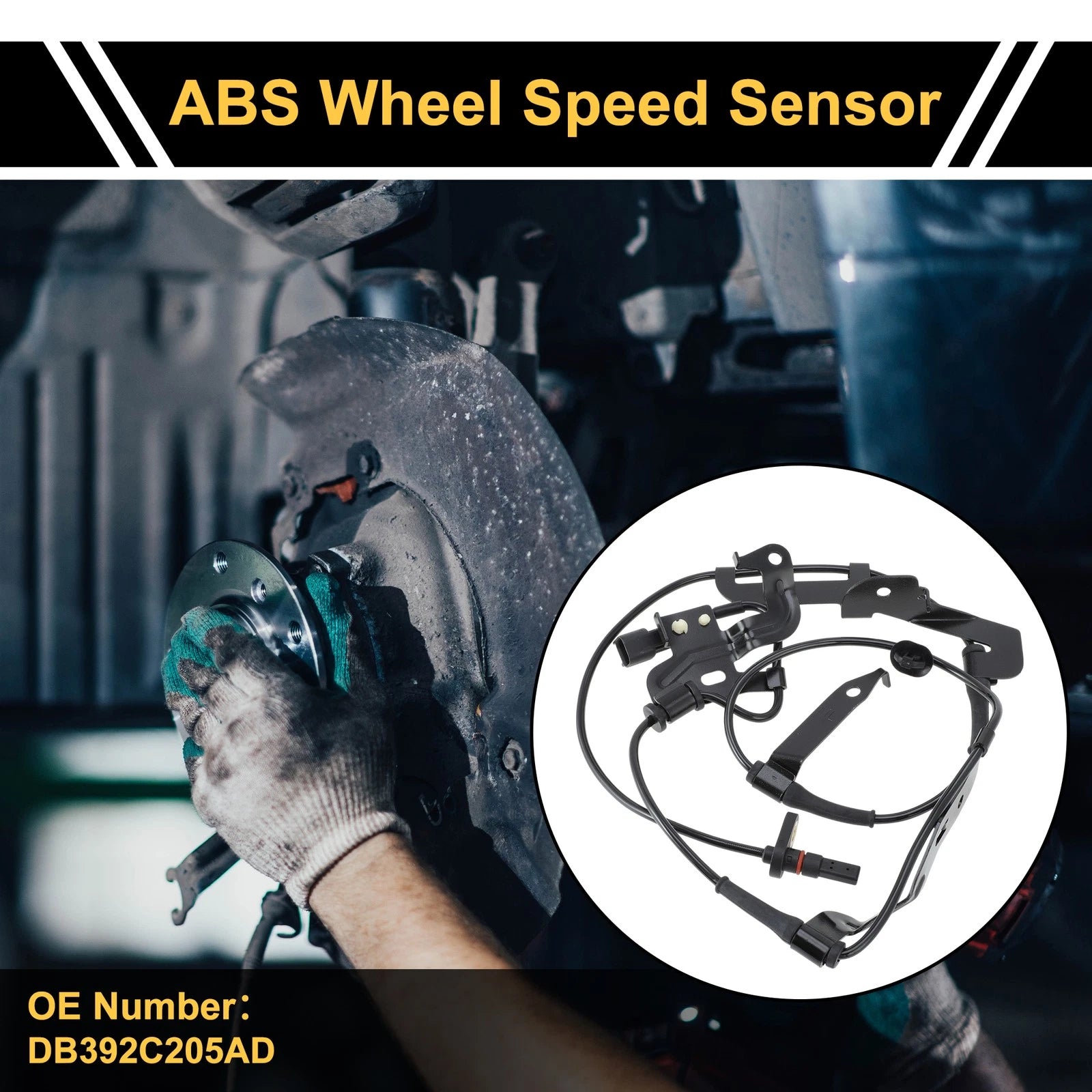 ABS Wheel Speed Sensor Front Left Replacement for Ford Ranger (2011–2018)